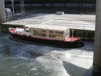Hamburg Hafen mit Eisgang 6
